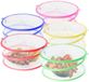 Bol Tente alimentaire pliable - Protection contre les insectes - Set de 5 - Multicolore - Maille polyester