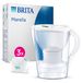 Brita MARELLA WHITE incl. 3 mxpro Manuel filtre à eau 2,4 l Blanc