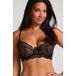 Hunkemöller Dames Lingerie Niet voorgevormde beugel bh Isabelle - Zwart - maat D70