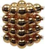 Othmara decorations Othmar Decorations kerstballen - 36x st - goud - glans - D6 cm - glas