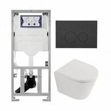 Geberit QeramiQ Dely Toiletset - Mat Antraciet