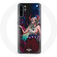 Maniacase Etui voor Huawei P30 Pro Yamato One Piece Manga Poster