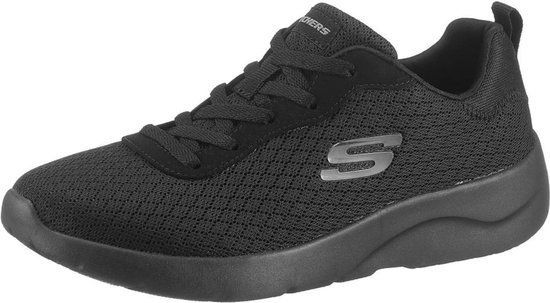 Skechers Dynamight 2.0 Dames Sneakers Zwart Maat 38 - Memory Foam - Lente/Zomer 2024