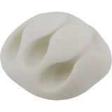 TRU COMPONENTS Support de câble auto-adhésif TC-6646584 Diamètre de câble (plage) 8 mm (max) Gris 1 pièce(s)
