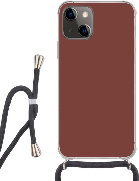 SleevesAndCases Telefoonkoord voor iPhone 13 - Rood - Siliconen