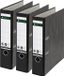 Leitz 180° Ordner Klassiek Gewolkt A4 - Rugbreedte van 80mm - Voordeelverpakking (3 stuks) - Zwart
