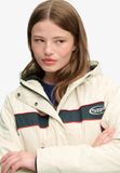 Superdry - Vintage Windjas met Capuchon Relaxed Pasvorm - Dames - Rainy Day Grey - Maat 8