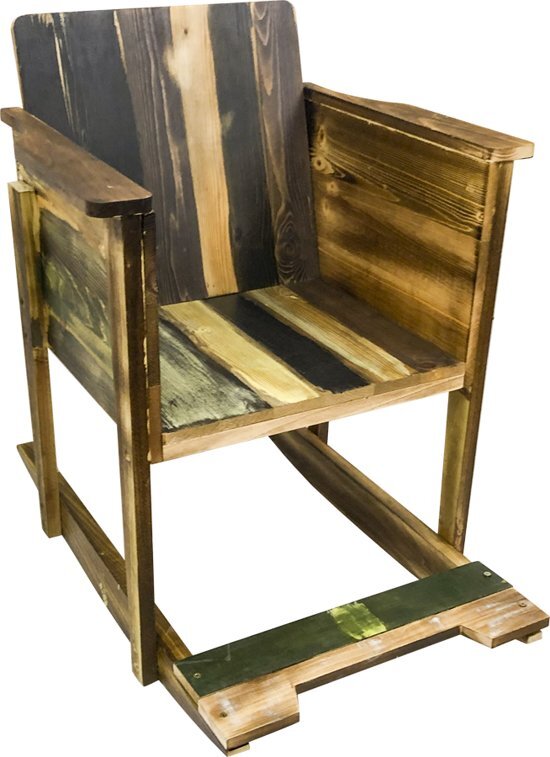vdd Schommelstoel hout kinderen Scrapie gerecycled sloophout scrapwood design stijl