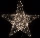 Spetebo LED-metaalster, zilver, met timer - 80 LED's / 38 cm