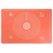 MagicHome Tapis de pâtisserie, silicone, rouge, 64x45 cm