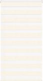 Zebra rolgordijn 80x100 cm stofbreedte 75,9 cm marmerbeige