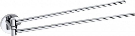 Sapho X-Round Draaibare Handdoekhouder - 42 cm - Chroom