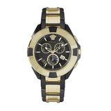 Versace Sporty Chrono VE5CA0723 Zwart Stalen Dames Polshorloge