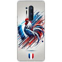 OnePlus Bedrukt siliconen hoesje compatibel met OnePlus 8 Pro Coq francais