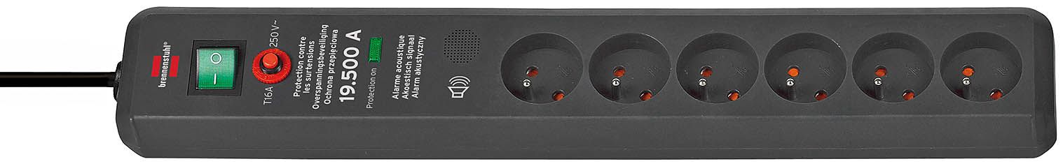 Brennenstuhl Stekkerdoos - 3 meter - Antraciet