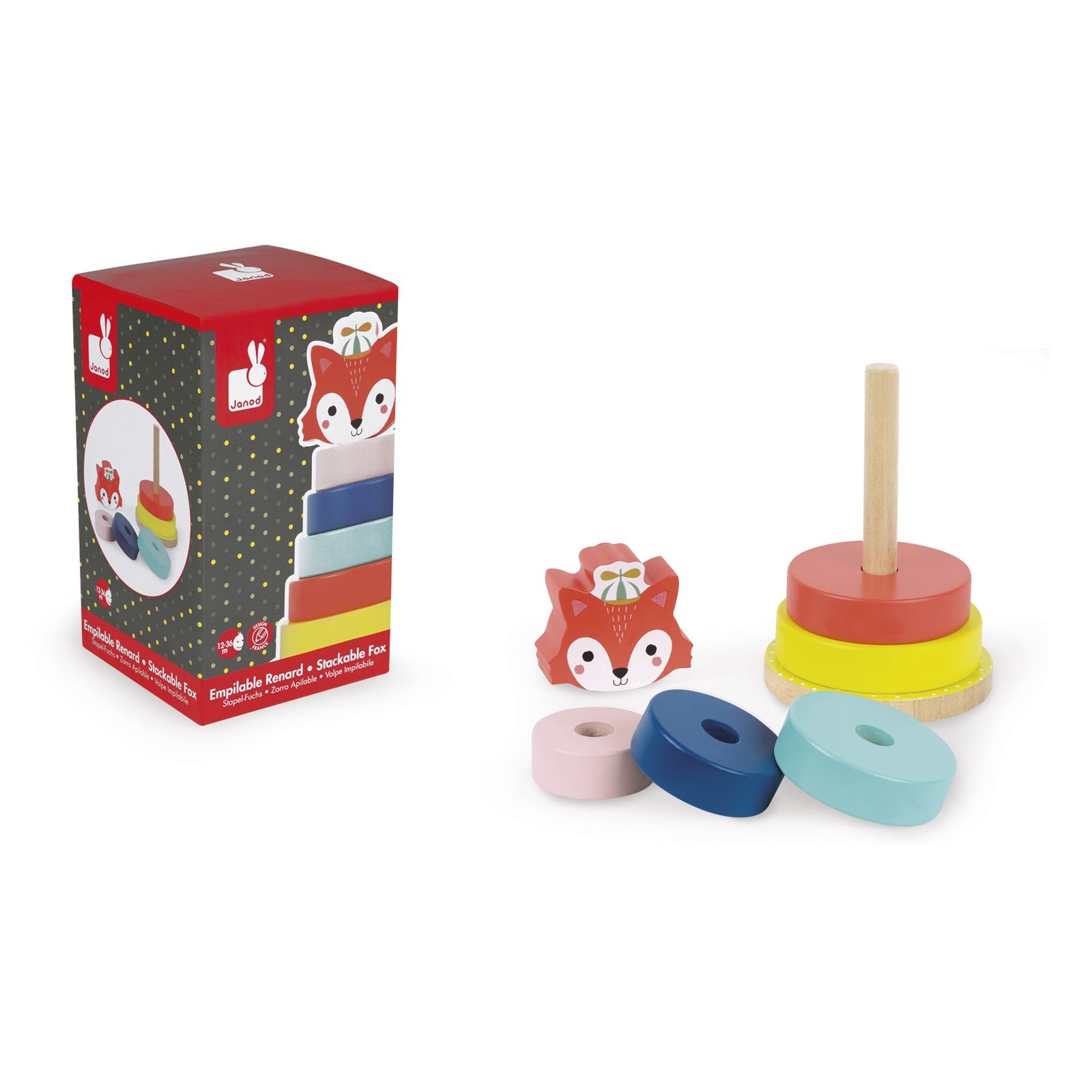 Janod J08014 Educatief speelgoed multi 17,5cm