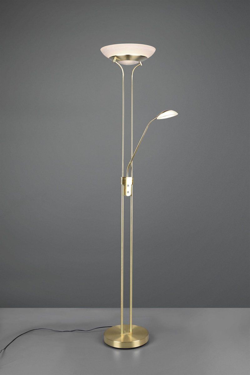 Trio ORSON Staande leeslamp - Messing | Metaal | SMD | 27W