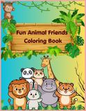 Baby Animals Coloring Book for Kids Ages 3-8