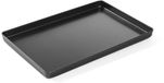 Hendi plateau rectangulaire pour pâtisserie - 30x20x2 cm - aluminium - noir