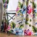 Taisier Home Stijlvolle levende elegante abstracte kleurrijke gordijnen bedrukt, kleurrijke bloem gordijn bedrukt, mode gordijn 213 cm lengte voor slaapkamer (bloemenprint gordijn 1 stuk)