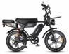 OUXI V8 Ultra - Vélo électrique Fatbike incl. kettingslot - 20 pouces - moteur 250W - Autonomie jusqu'à 60 km - 7 vitesses - Freins à disque hydrauliques - Batterie 1440Wh - Noir