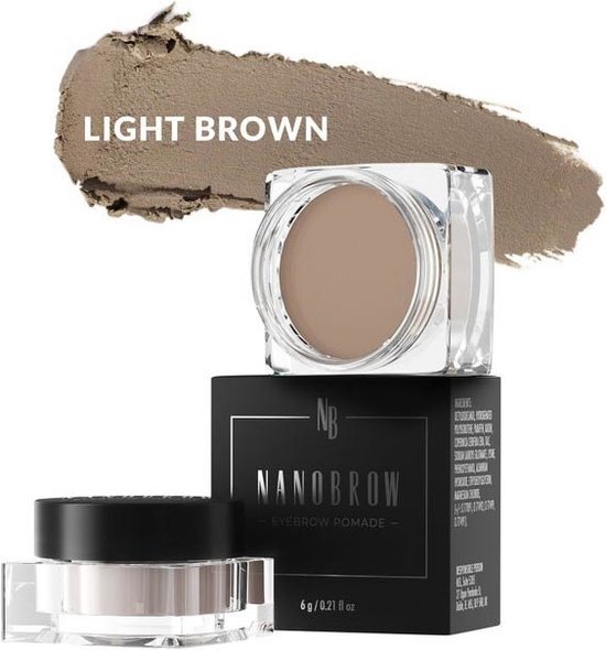 Nanobrow Wenkbrauw Pomade Light Brown 6 gram