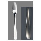 Abert 3157602 roestvrijstalen vork Amerika tafel, roestvrij staal, rood