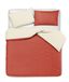 Icecat Ensemble de literie pour lit double, 250x200 cm, coton, beige/corail
