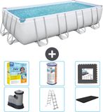 Bestway Power Steel Bestway Rechthoekig Power Steel Zwembad - 549 x 274 x 122 - Grijs