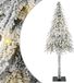 vidaXL Kerstboom Wit 150 cm PE en Staal