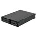 Silverstone FS202-3,5 inch bay voor twee 2,5 inch SAS/SATA tray-less hot-swap-sleuven, SST-FS202B-V2