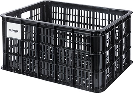 Basil Fietskrat Crate L 40L Black MIK