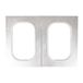 1 Oblong 1 stuk – vorm voor boten 20 x 28 cm zilver aluminium