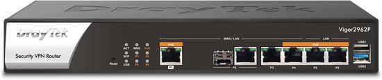 Draytek Vigor 2962 - Router - Gigabit - 6 poorten