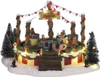 Luville - Carrousel à tasses à thé à piles