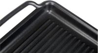 MONIX Solid+ | Gestreepte bakplaat 40 cm gegoten aluminium met antiaanbaklaag