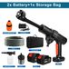 Portable battery control for high-pressure cleaners