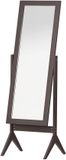 HOMCOM Staande Spiegel Hout 47x46x148cm Koffie