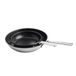 KitchenAid, koekenpannenset, 28 cm, 2-delig, PFAS-vrij, keramische antiaanbaklaag, roestvrij staal, geschikt voor inductie, ovenbestendig tot 220 °C, vaatwasserbestendig