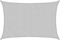 vidaXL Zonnezeil 2,5x3,5 m 100% polyester oxford lichtgrijs