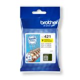 Brother LC-421Y Cartouche d'encre jaune - Original