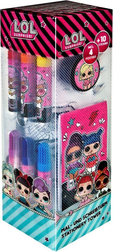 Undercover LOL Surprise Teken- en schrijftoren 35 stuks - Multi Colour