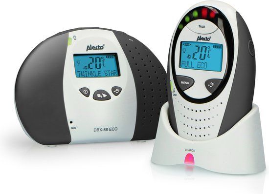 Alecto DBX-88 LIMITED - DECT Babyfoon - Antraciet