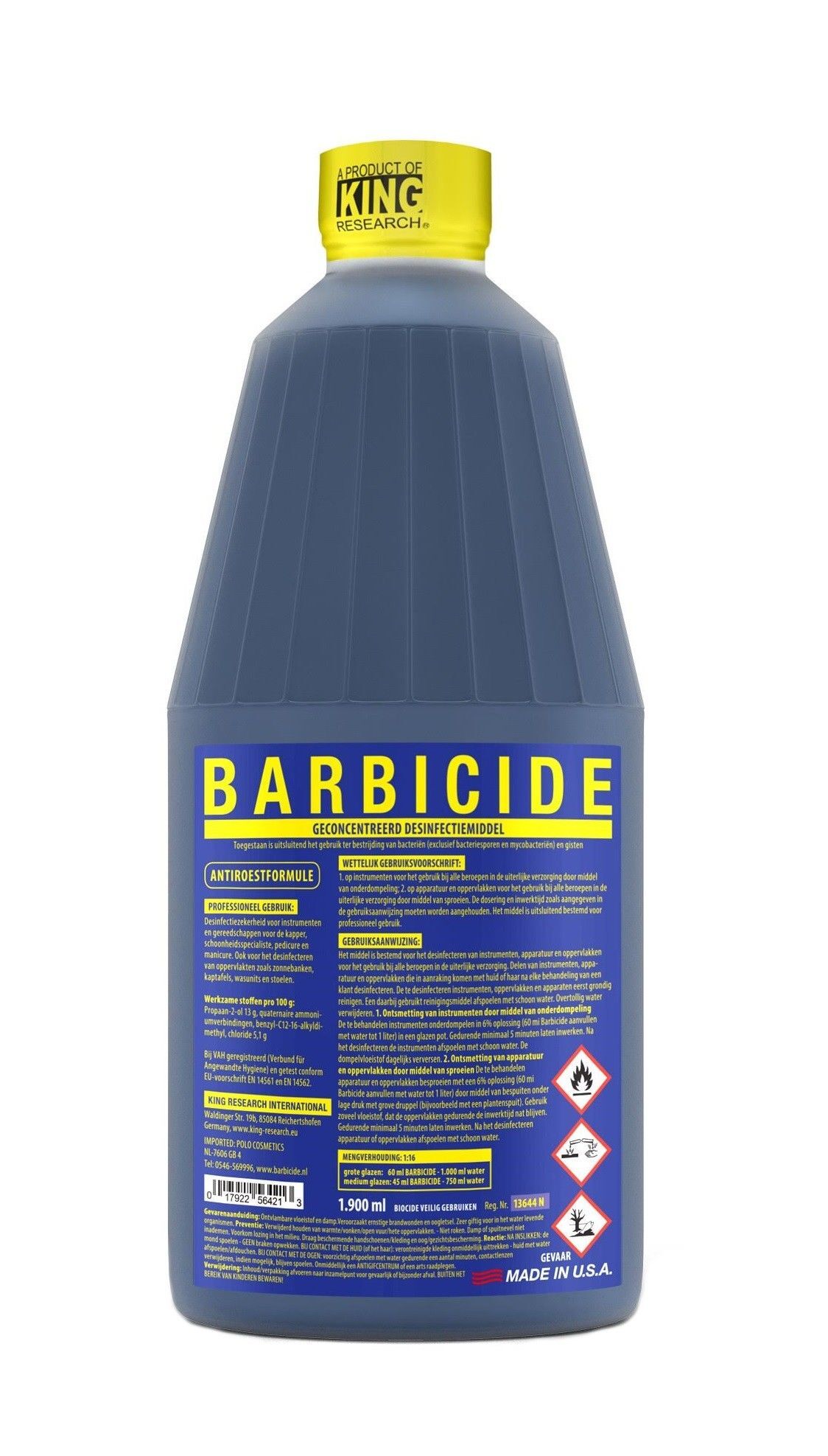 Barbicide Desinfectievloeistof 1890ml