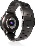 Strap-it Bracelet de montre connectée en Titane - Convient pour Amazfit GTR 3 / GTR 3 Pro - Gris