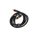 VoltShine Duitse 5-voudige stekkerdoos zonder schakelaar, lengte 3 m, met 3G-kabel en 1,5 mm² doorsnede, elegant design in wit