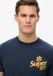 Superdry - Vervaagd T-shirt - Heren - T-shirts - XL - Katoen - Eclipse Navy