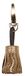 Clairefontaine 410064C - Sleutelhanger Kleo-Pathra 4 x 2,5 cm van echt lamsleer, goudkleurig