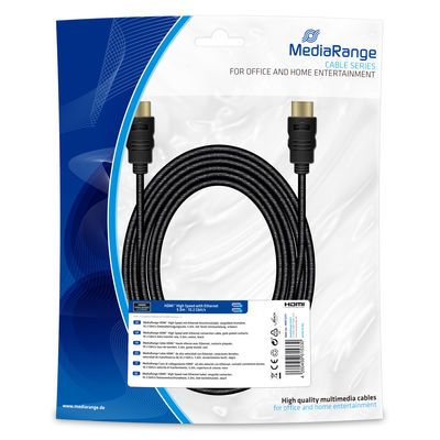 MediaRange MRCS211 HDMI kabel - 5 m - Zwart