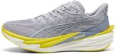 Puma Deviate Nitro 4 Hardloopschoenen Mannen Vibrant Silver-Lux Lime Maat 43